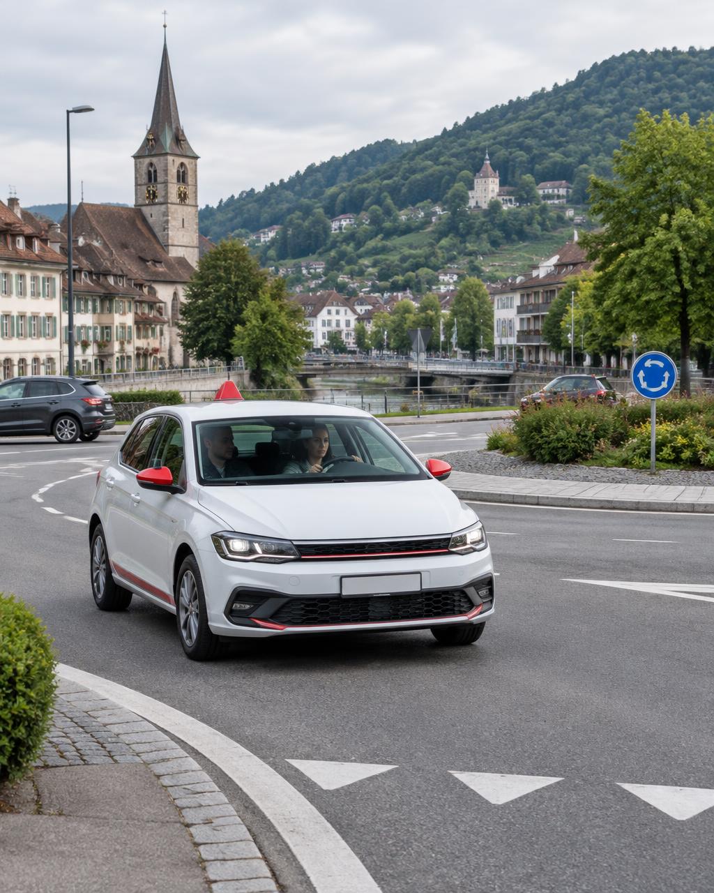 Fahrstunde im Prüfungsgebiet Baden-Wettingen