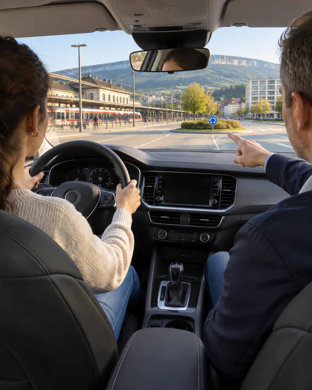 Fahrstunde im Prüfungsgebiet Olten